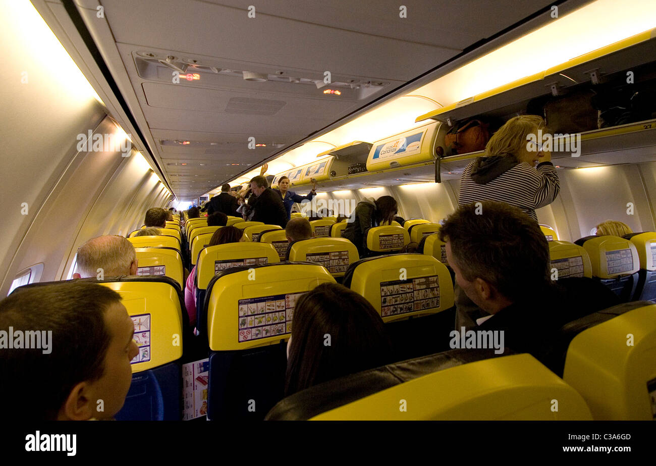 Un aereo Ryanair a Knock aeroporto, West Ireland Foto Stock