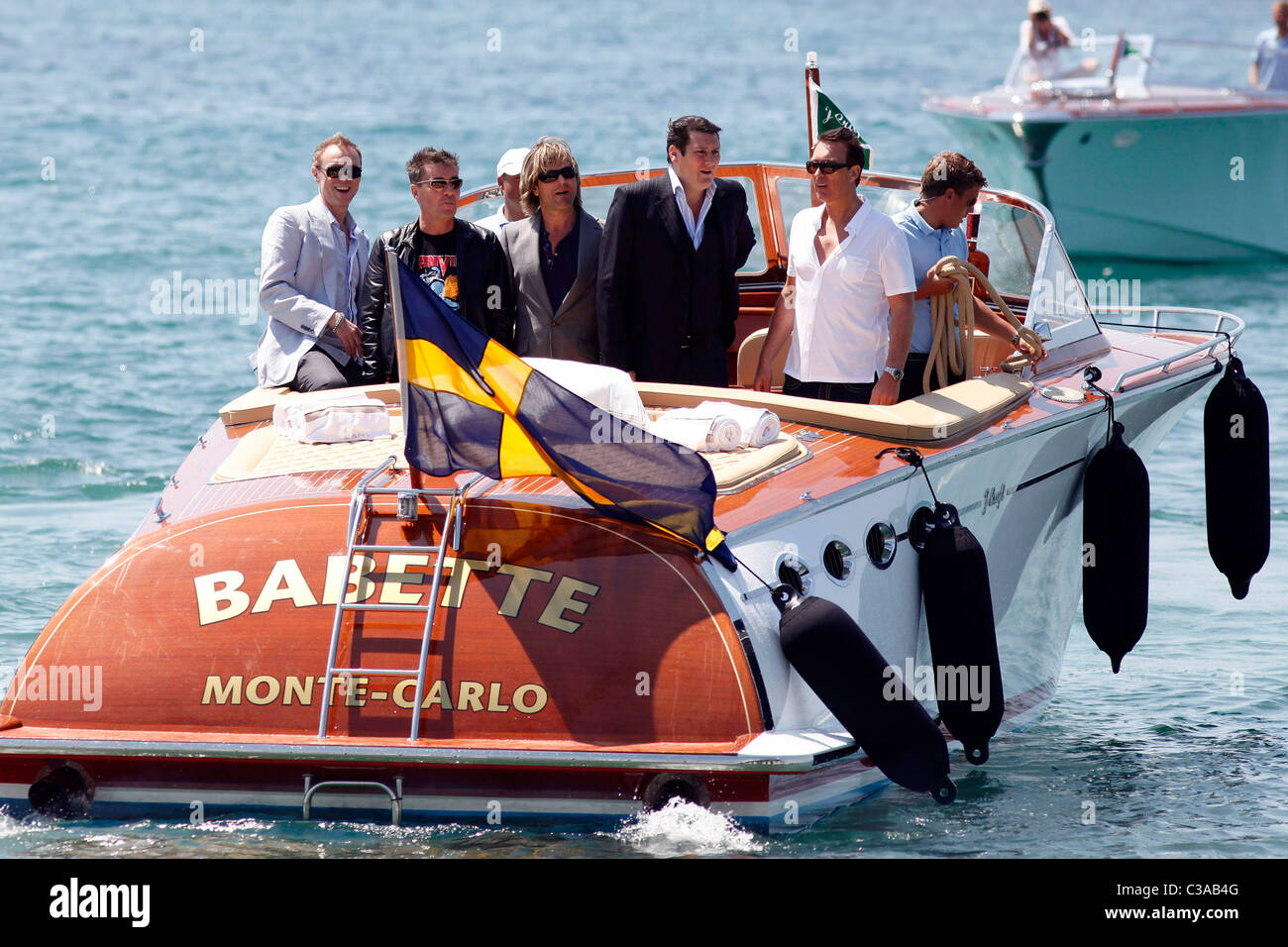 Martin Kemp, Steve Norman, Tony Hadley, Gary Kemp e John Keeble di Spandau Ballet 2009 Festival Internazionale del Cinema di Cannes - Foto Stock