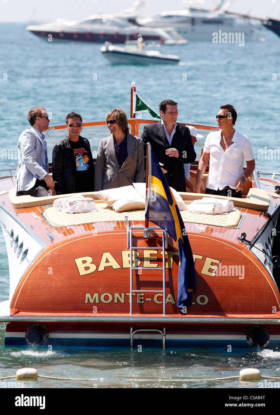 Martin Kemp, Steve Norman, Tony Hadley, Gary Kemp e John Keeble di Spandau Ballet 2009 Festival Internazionale del Cinema di Cannes - Foto Stock