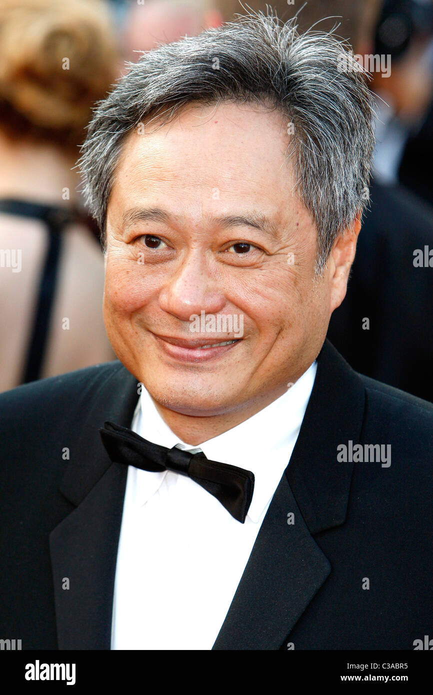 Ang Lee 2009 Festival Internazionale del Cinema di Cannes - Giorno 7 Premiere di 'Los abrazos rotos' (rotto abbraccia) - Arrivi Cannes, Foto Stock