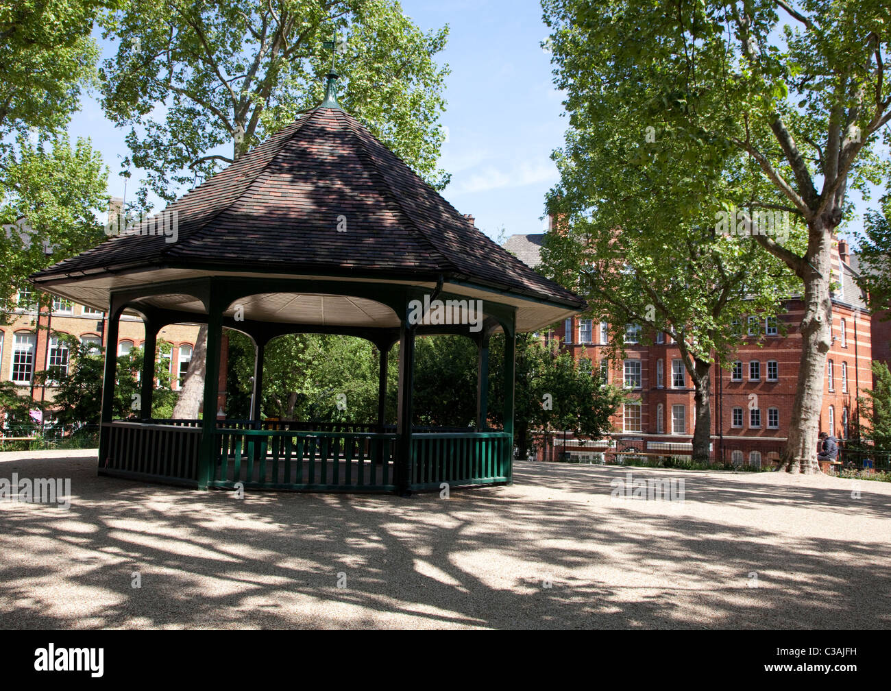 Il bandstand in Arnold Circus, Shoreditch, Londra Foto Stock