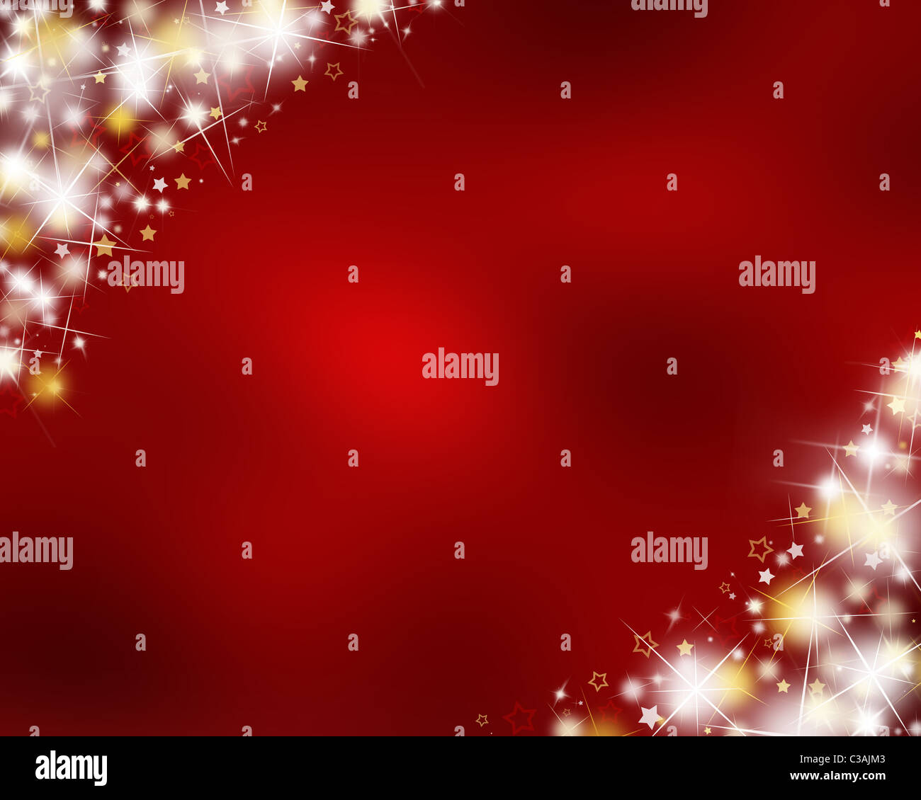 Sfondo di glittery stelle Foto Stock