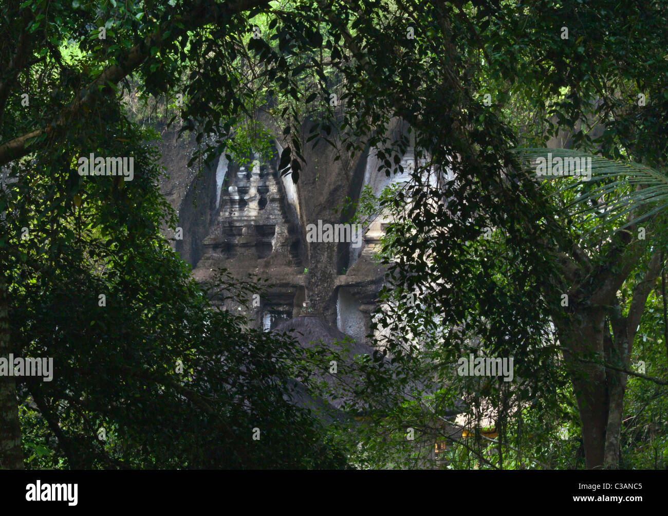 I templi di Gunung Kawi a TAMPAKSIRING risalgono al XI secolo - Bali, Indonesia Foto Stock