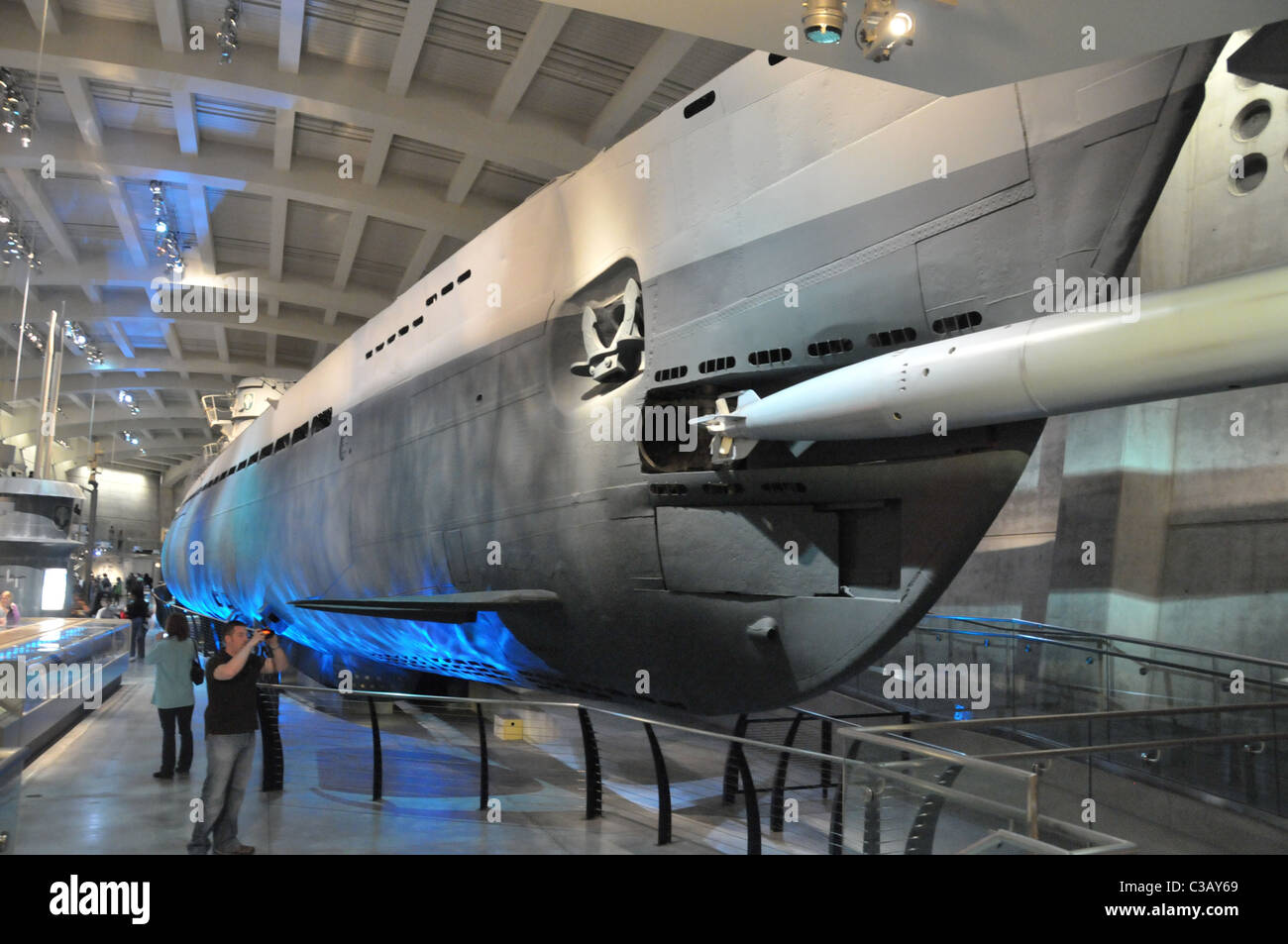 U-sottomarino barca presso il Chicago Museo della Scienza Foto Stock