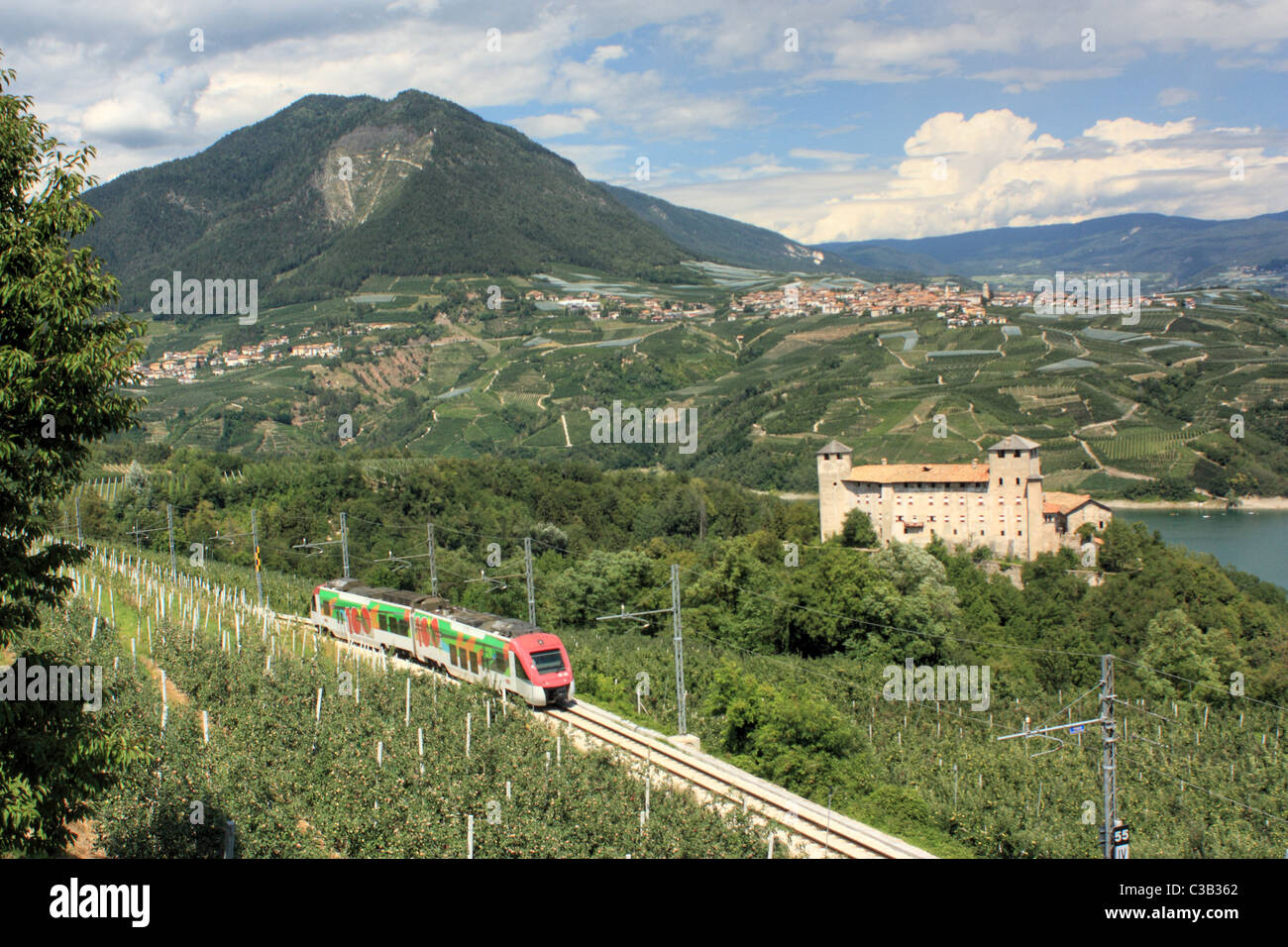 Castel Cles,Trentino. Foto Stock