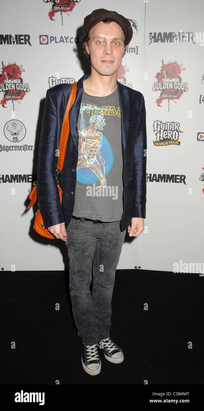Ville Valo di lui Metal Hammer Golden Gods Awards a Indigo all'O2 Arena di Londra - Inghilterra - 15.05.09 Foto Stock