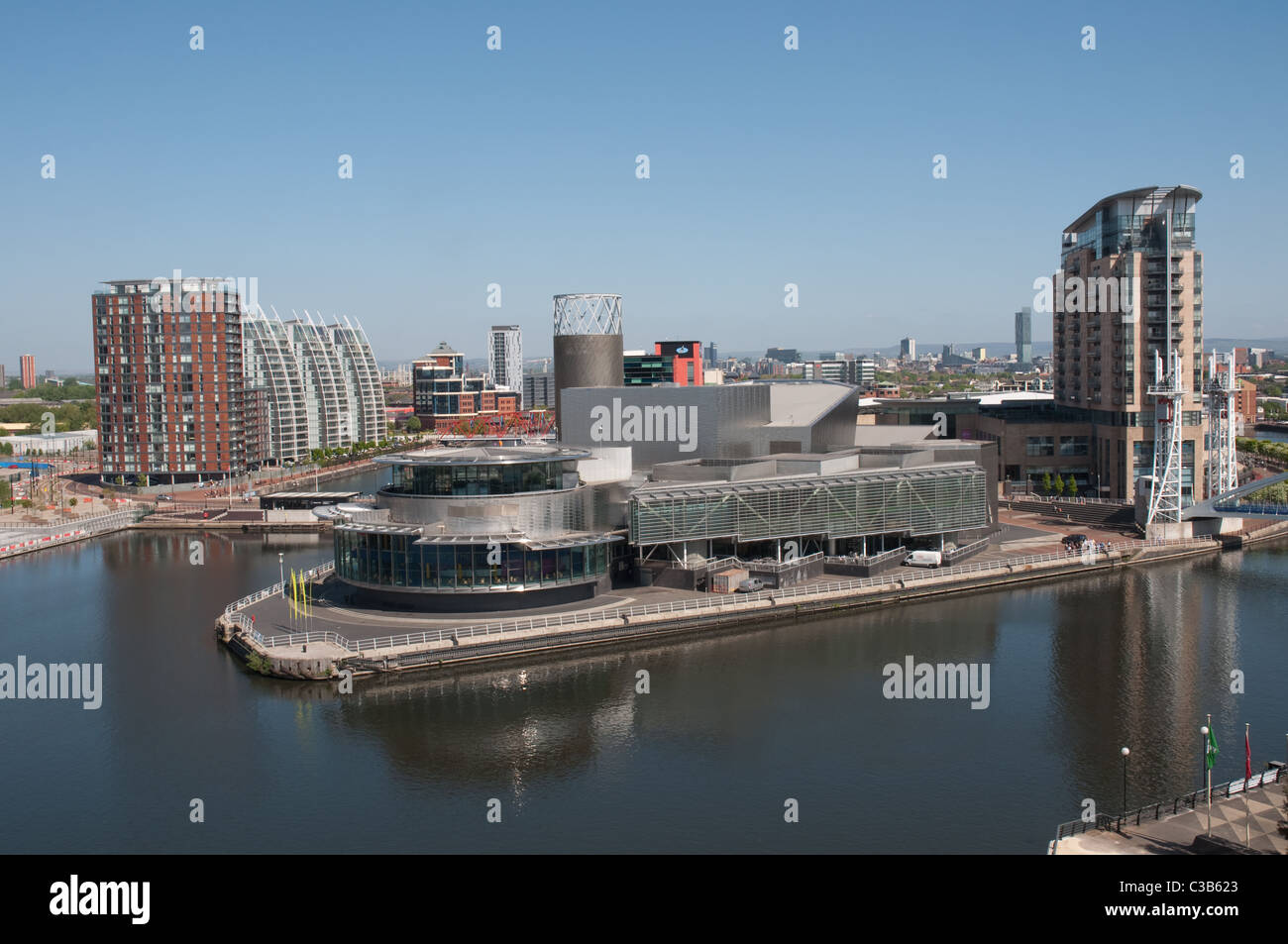 Il Lowry Salford Quays,Salford, Manchester, UK. Foto Stock