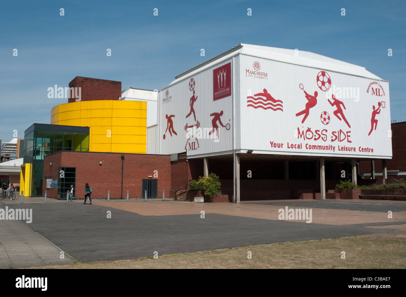 Moss Side Leisure Centre. Foto Stock