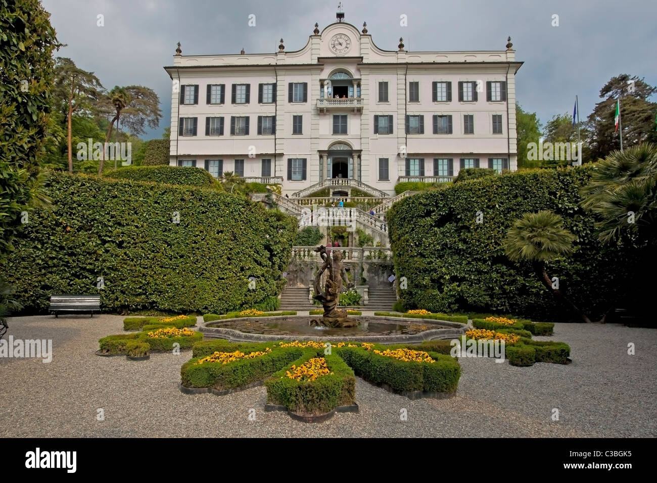 Villa Carlotta und der berühmte botanische Garten Foto Stock