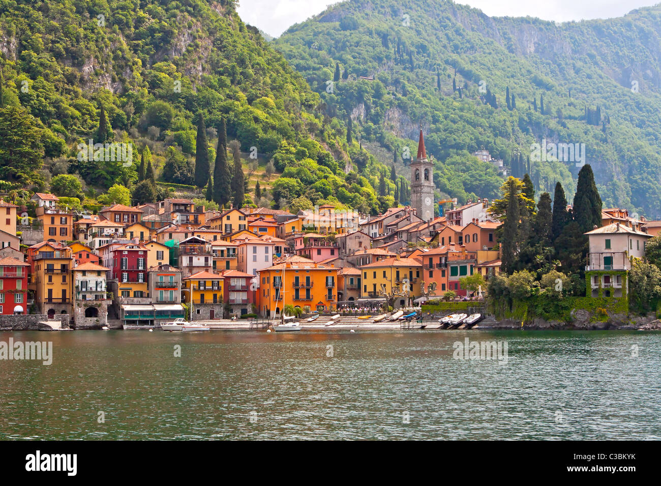 Malerischer Ort am Lago di Como Foto Stock
