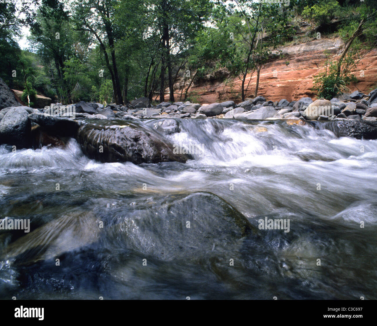 Flusso tranquillo di inondazione in minuti, Arizona Stati Uniti d'America vedere la seconda immagine C3C694 Foto Stock