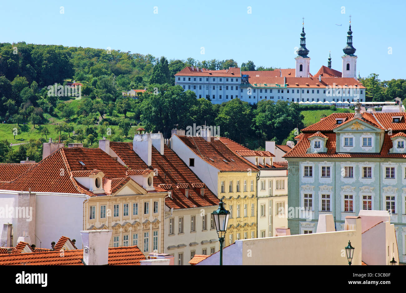 Paesaggio urbano del centro storico di Praga centro, l'Europa orientale. Foto Stock