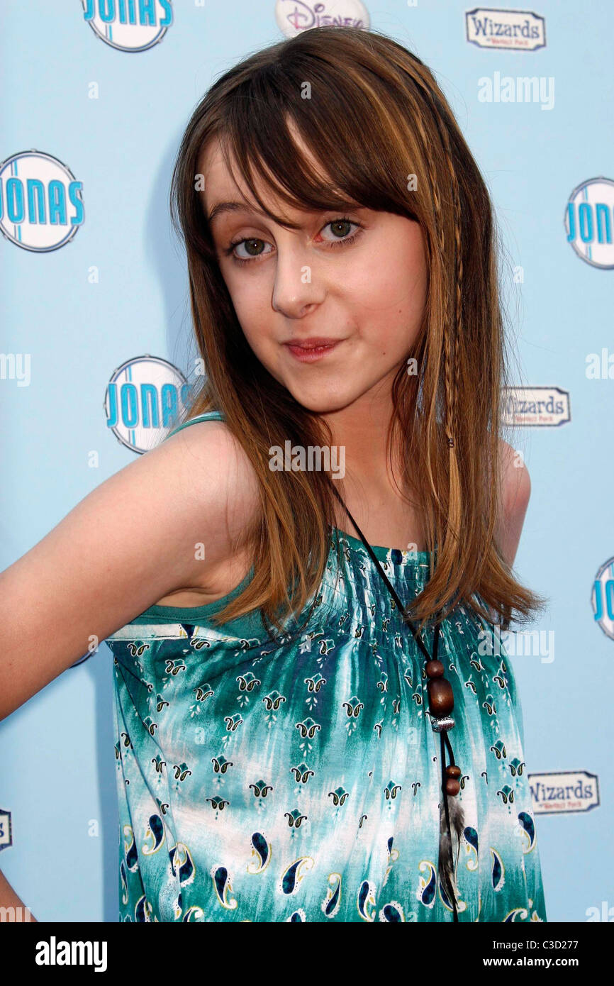 Allisyn Ashley Arm Disney Channel la serie hit 'Wizards of Waverly Place' e 'Jonas' ispirato fashion show event Los Angeles, Foto Stock