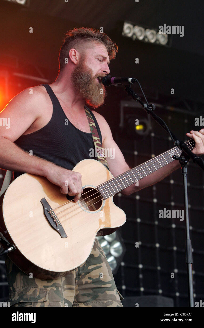 Hayseed Dixie Madstock Festival 2009 che si terrà a Victoria Park di Londra, Inghilterra - 17.07.09 Foto Stock