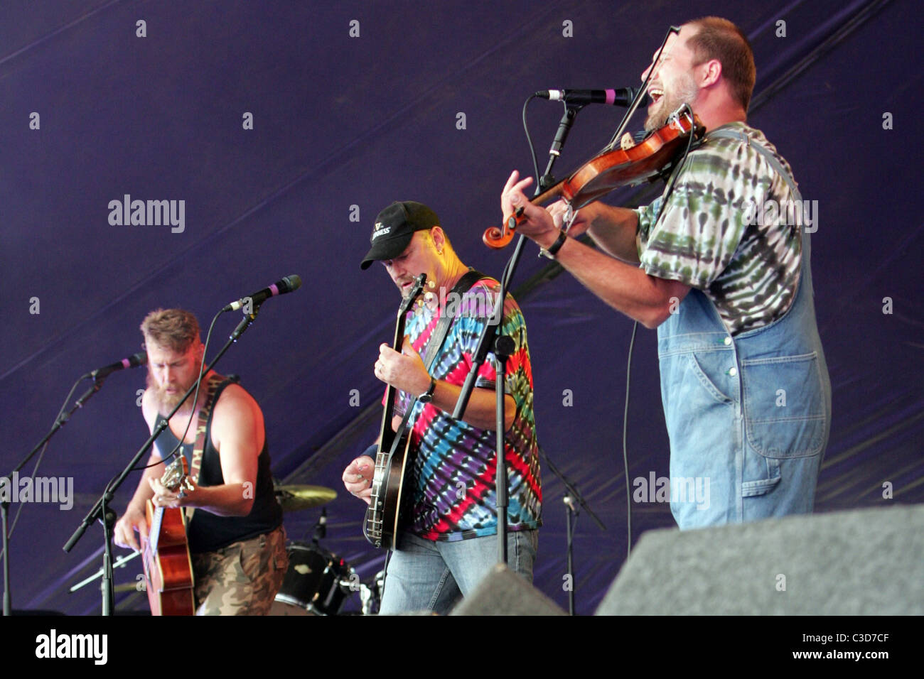 Hayseed Dixie Madstock Festival 2009 che si terrà a Victoria Park di Londra, Inghilterra - 17.07.09 Foto Stock