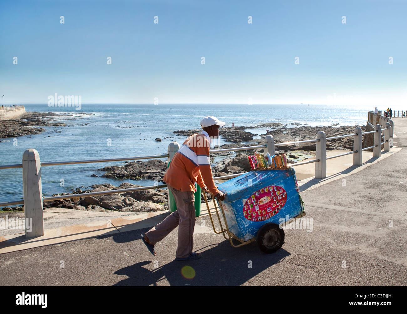 La zona denominata "Punto ea' di Città del Capo in Sud Africa. Foto Stock