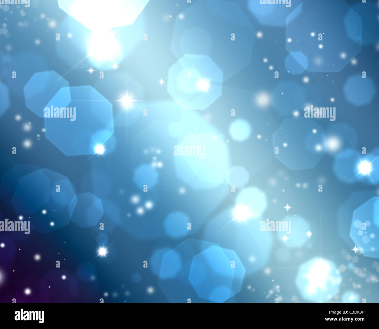 Natale di sfondo bokeh effetto luce Foto Stock