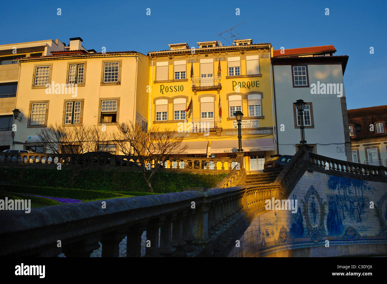 Pension en Viseu Foto Stock