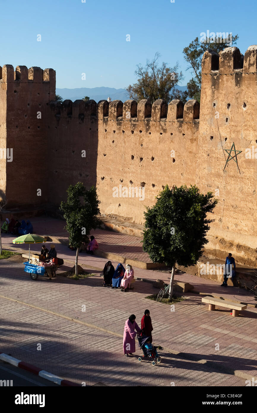 Città murata di Taroudant, Marocco Foto Stock