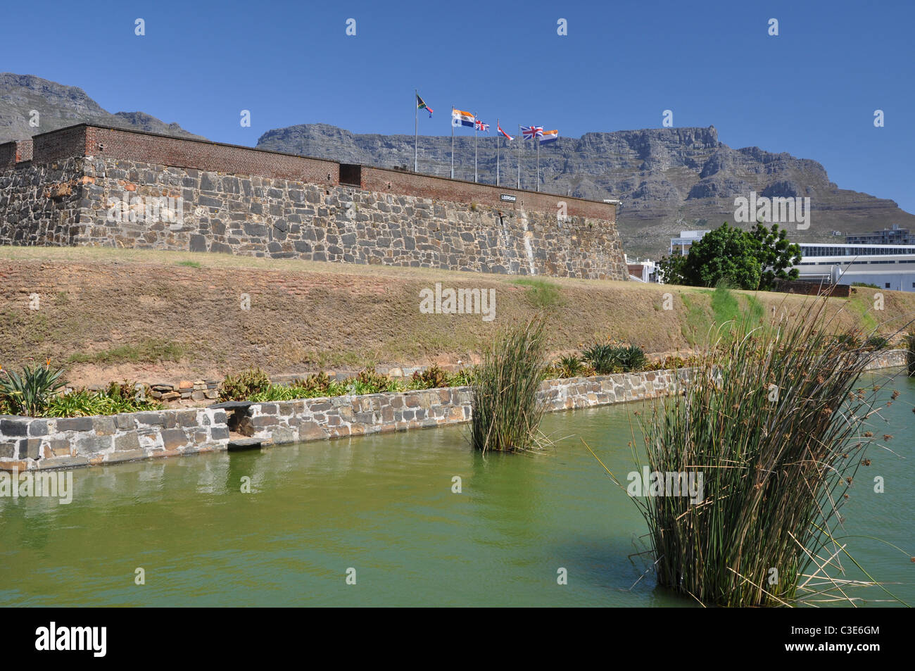 Il Castello di Buona Speranza, il vecchio castello di Cape Town Foto Stock