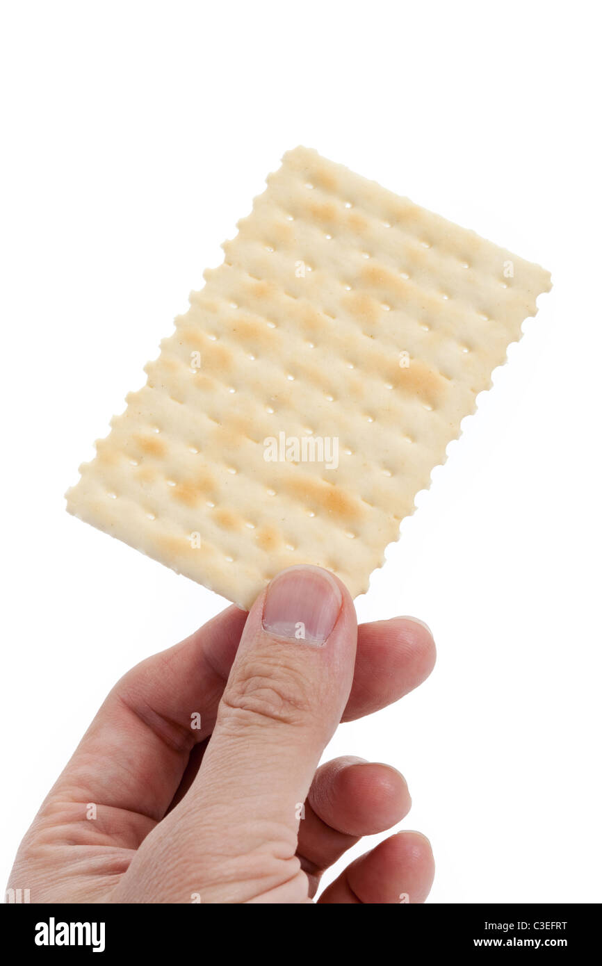 Cracker con sfondo bianco Foto Stock Cracker con sfondo bianco Foto Stock