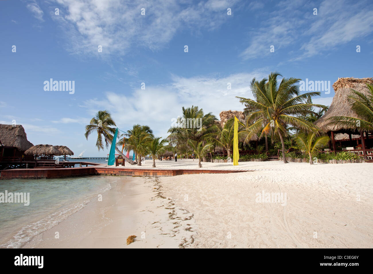 Ambergris Caye: San Pedro: Ramons Village Foto Stock