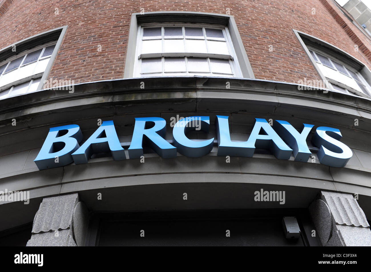 Barclays Bank segno Shrewsbury Shropshire Regno Unito Foto Stock