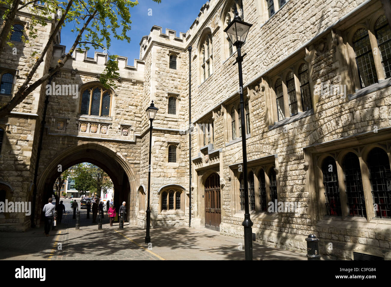 St John's Gate / Saint John 's Lane, Clerkenwell. Londra. Regno Unito. Foto Stock