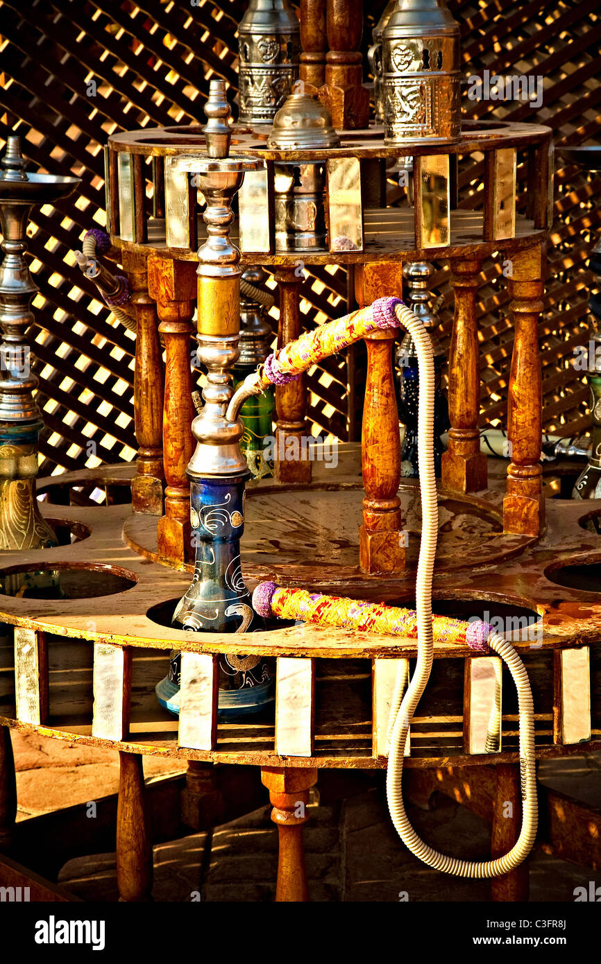 Hookah in affitto in Egitto Foto Stock