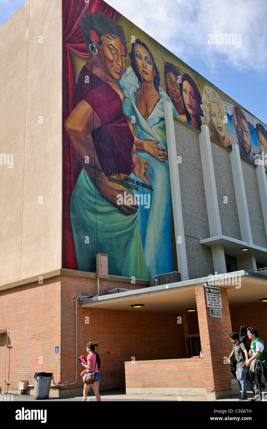 Hollywood High School. Foto Stock