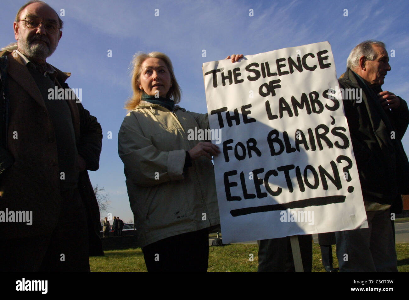 'Afta' epidemia contestatori. Foto Stock