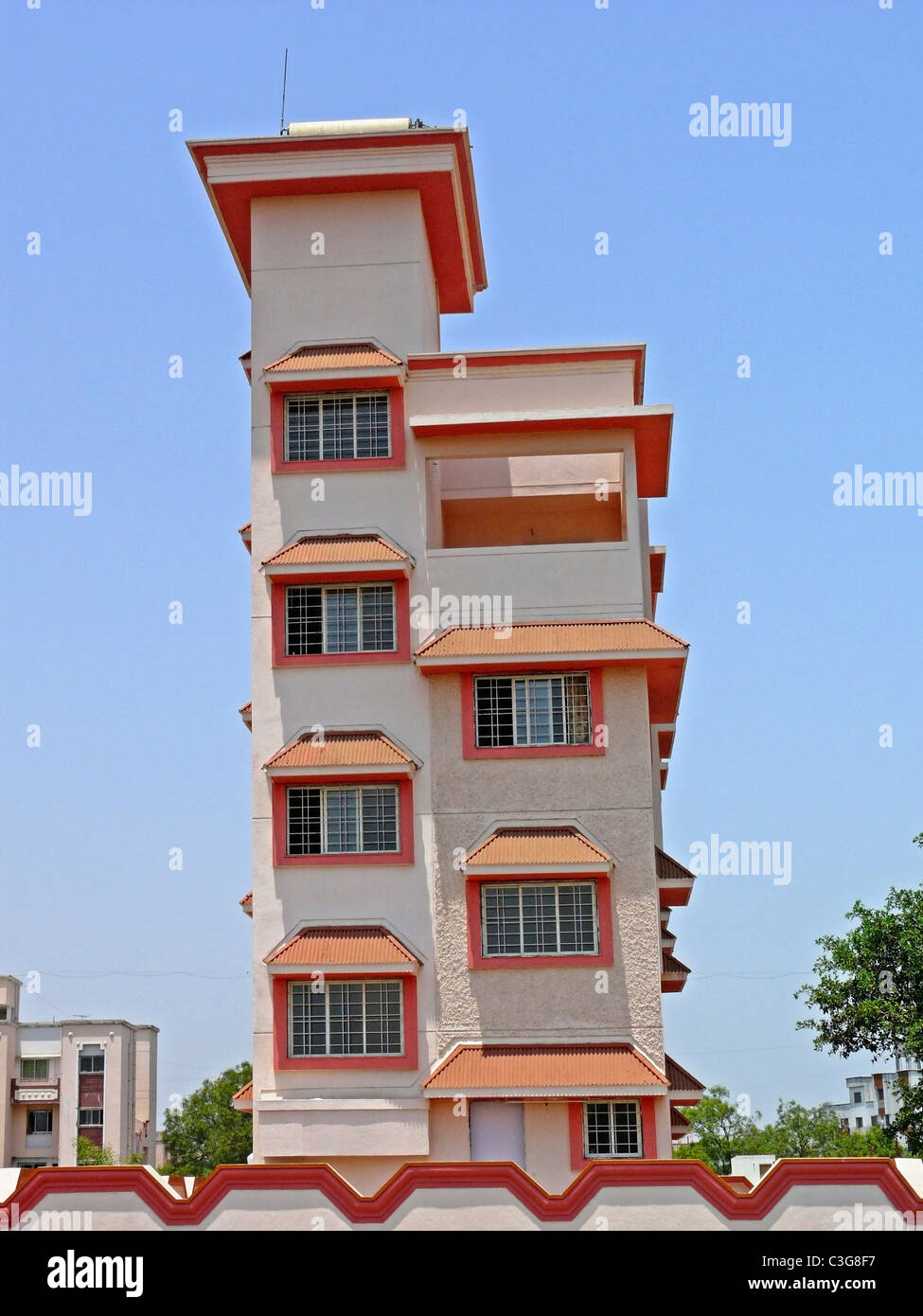 Edificio di recente costruzione Foto Stock