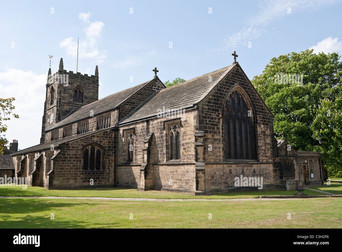 Tutti i Santi Chiesa Parrocchiale a Ilkley West Yorkshire Foto Stock