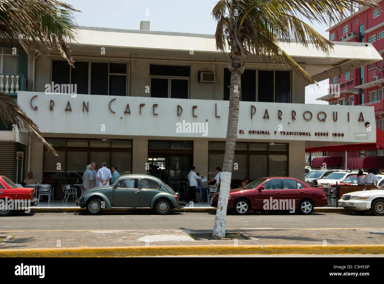 Messico. Veracruz città. La Parroquia caffè. Foto Stock