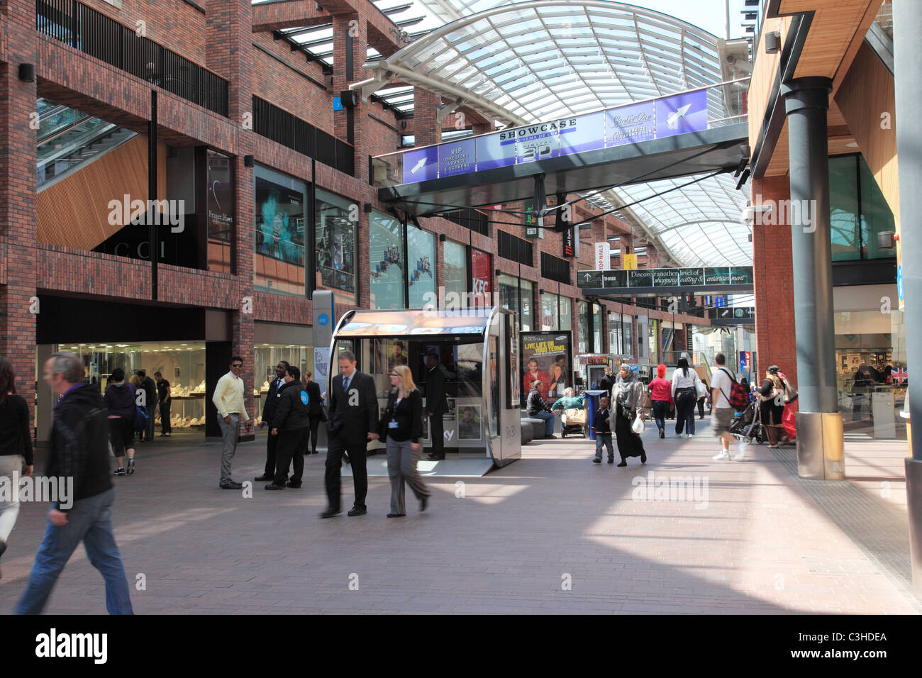 Centro commerciale Cabot Circus, Bristol, Inghilterra Foto Stock