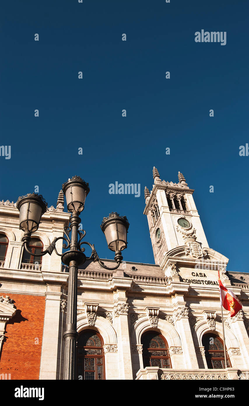 Ayuntamiento de Valladolid, (Municipio) costruito nel 1908 Foto Stock