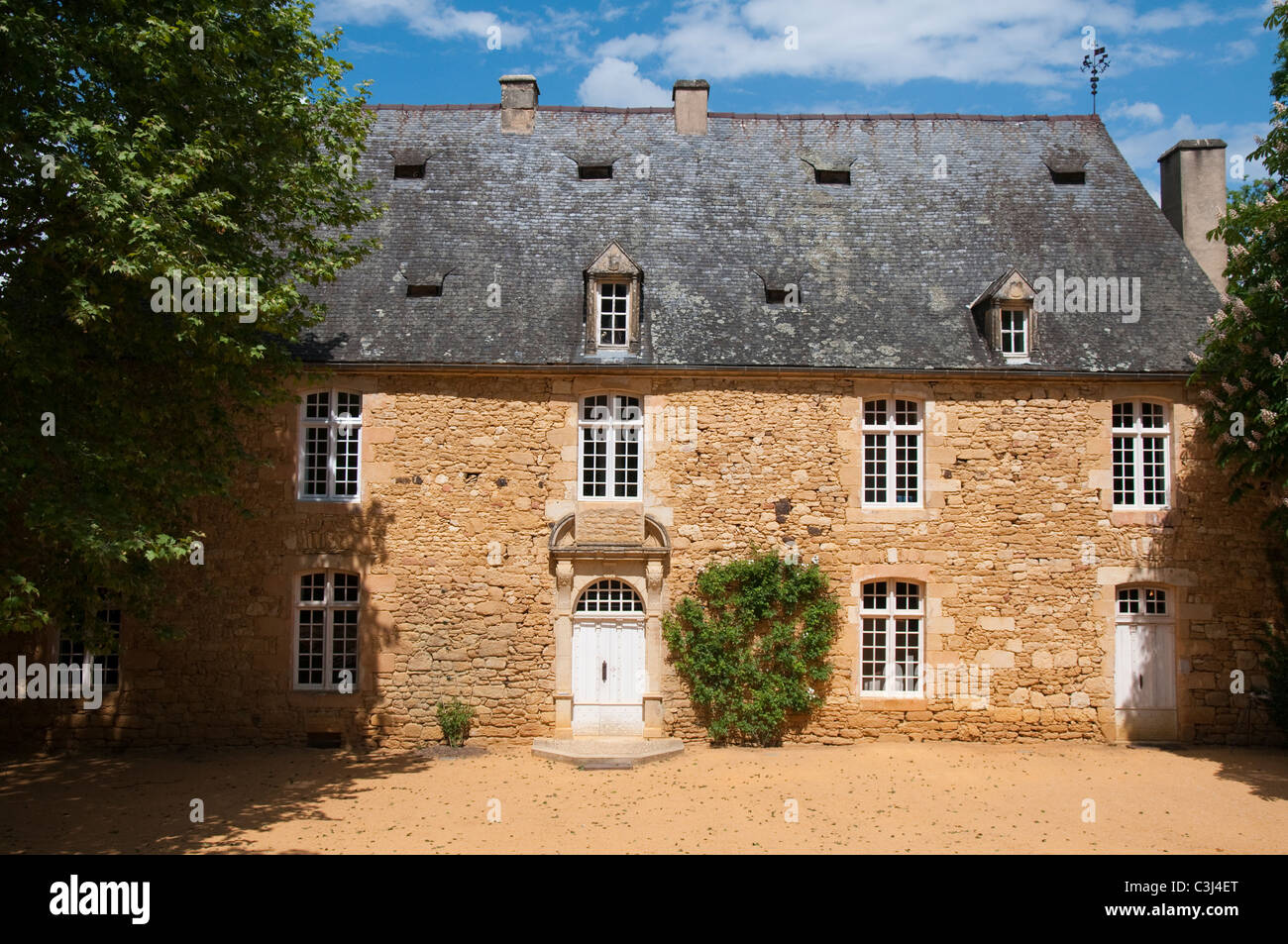 Les Jardins d'Eyrignac en Dordogne, Francia UE Foto Stock