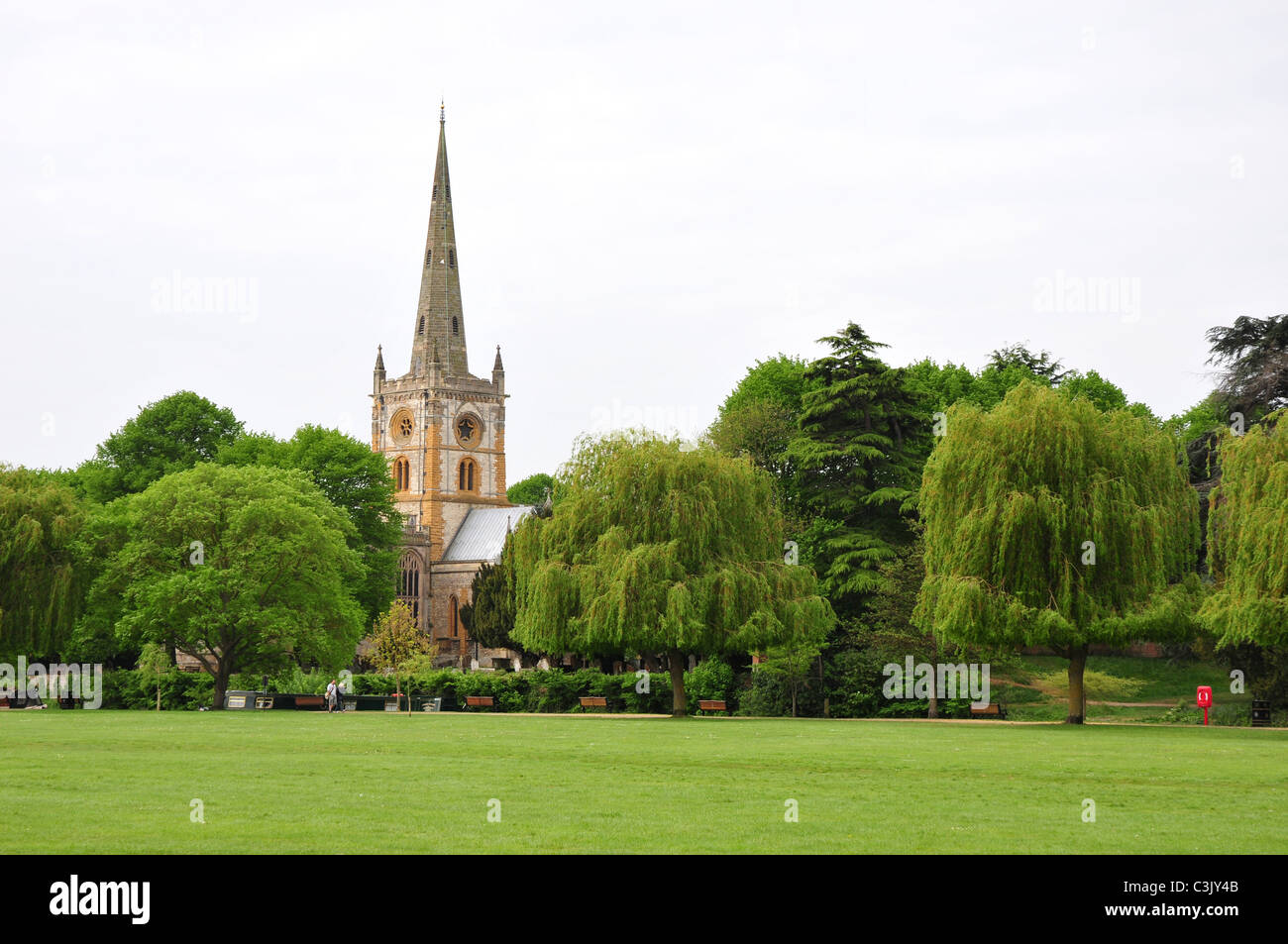 Chiesa della Santa Trinità, Stratford upon Avon, Warwickshire Foto Stock