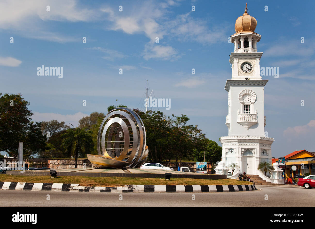 Queen Victoria Memorial Tower, Georgetown, Penang Foto Stock