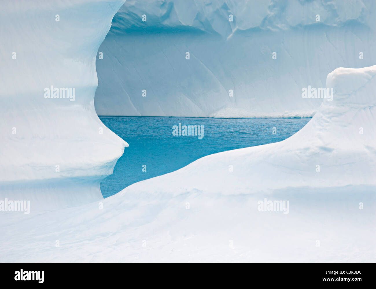 Antartico, vista di iceberg Foto Stock