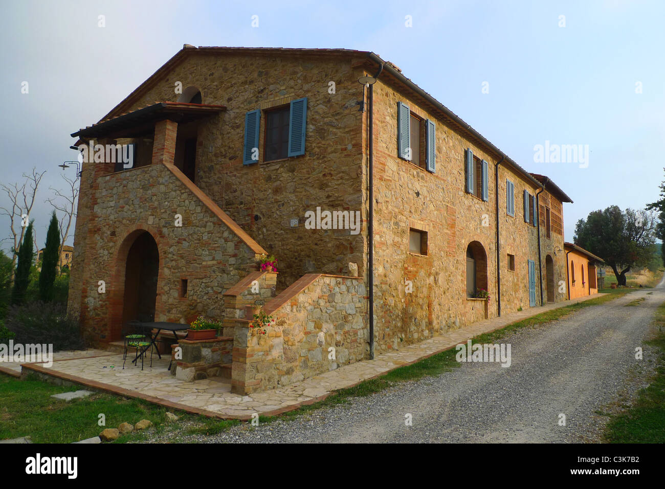 Villa Toscana Italia Foto Stock