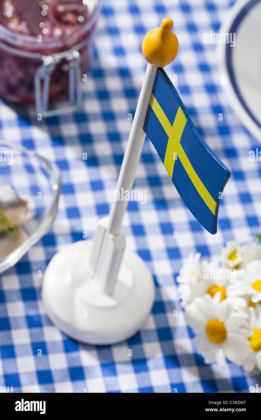 Festa di mezza estate, Svezia. Foto Stock