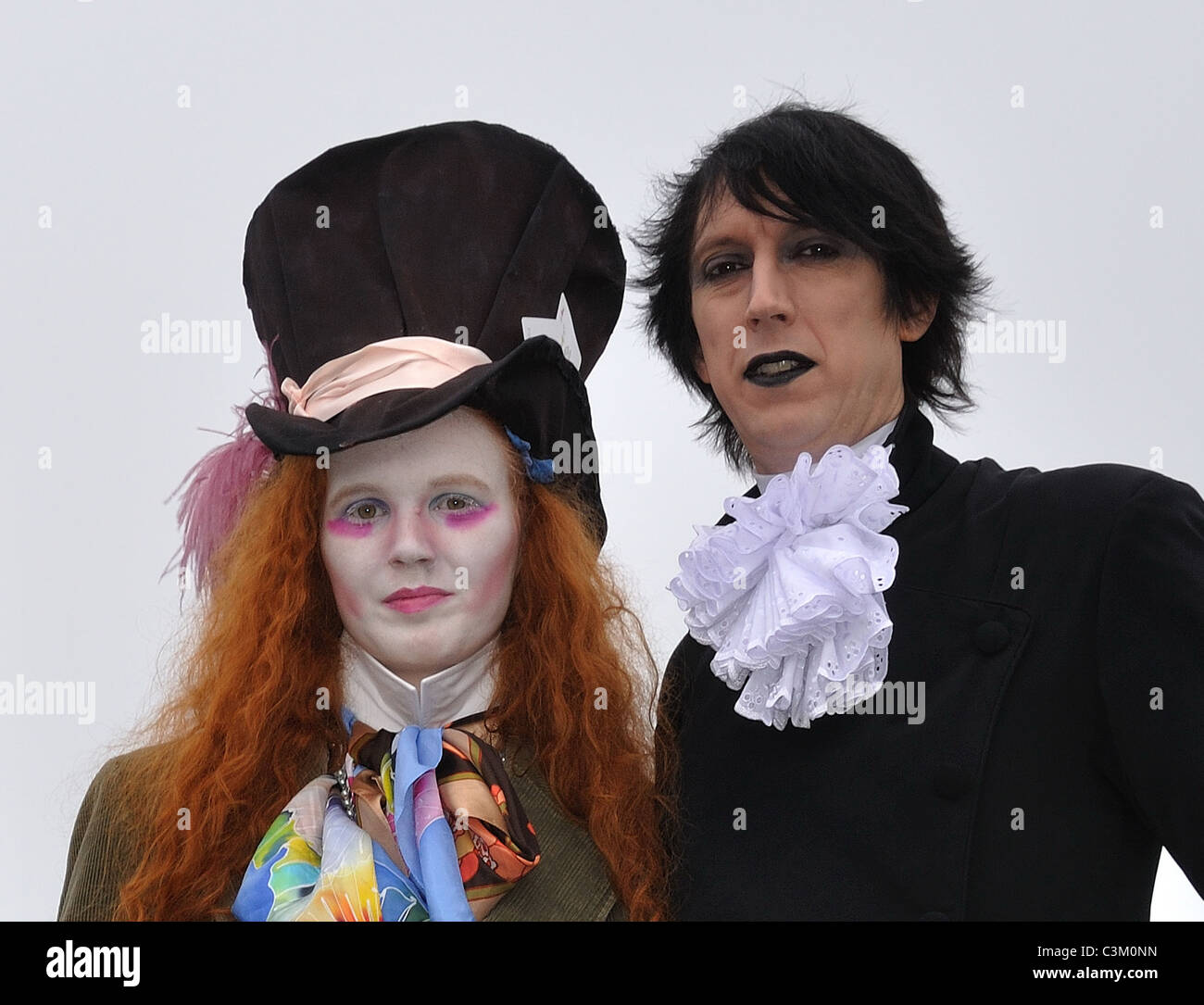 Due Goti a Whitby Goth Weekend Foto Stock