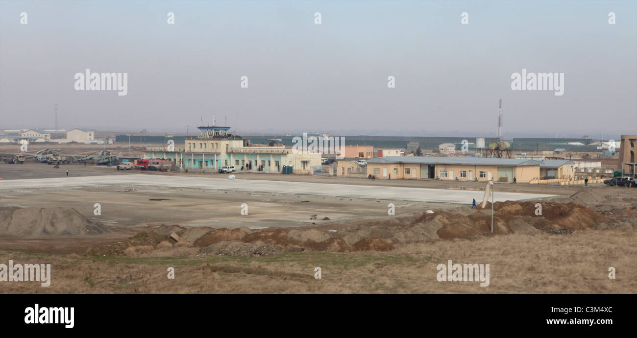 Aeroporto di Kunduz, Afghanistan Foto Stock