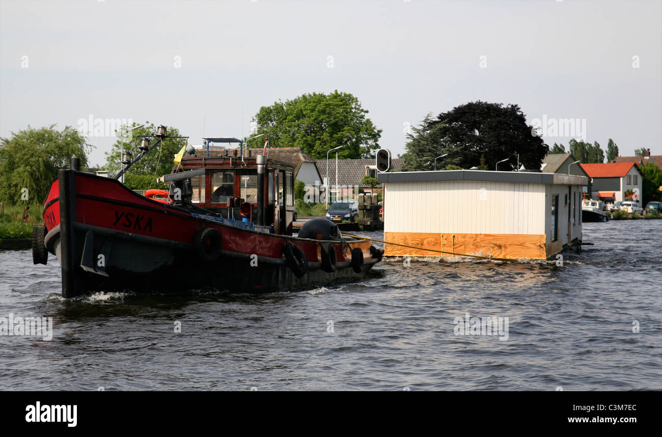 Houseboat in HollandRecreation ad acqua Foto Stock