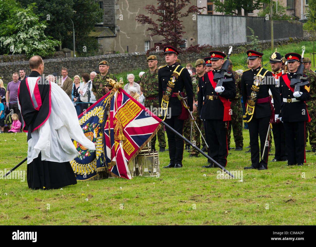 Libertà di Ulverston per il Duca di Lancaster il reggimento Foto Stock