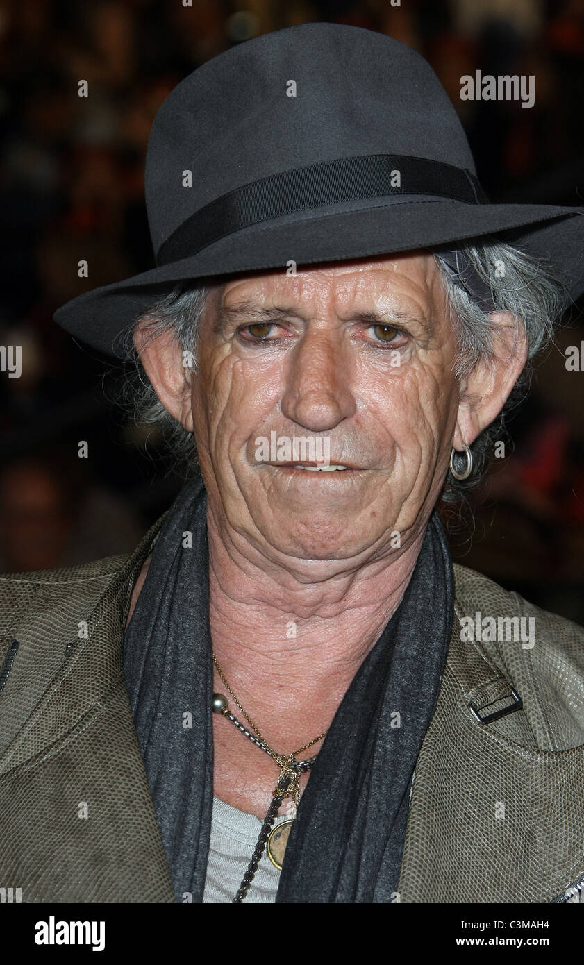 KEITH RICHARDS Pirati dei Caraibi: il forestiero maree. PREMIERE MONDIALE. WALT DISNEY PICTURES ANAHEIM LOS ANGELES CALIFORNI Foto Stock