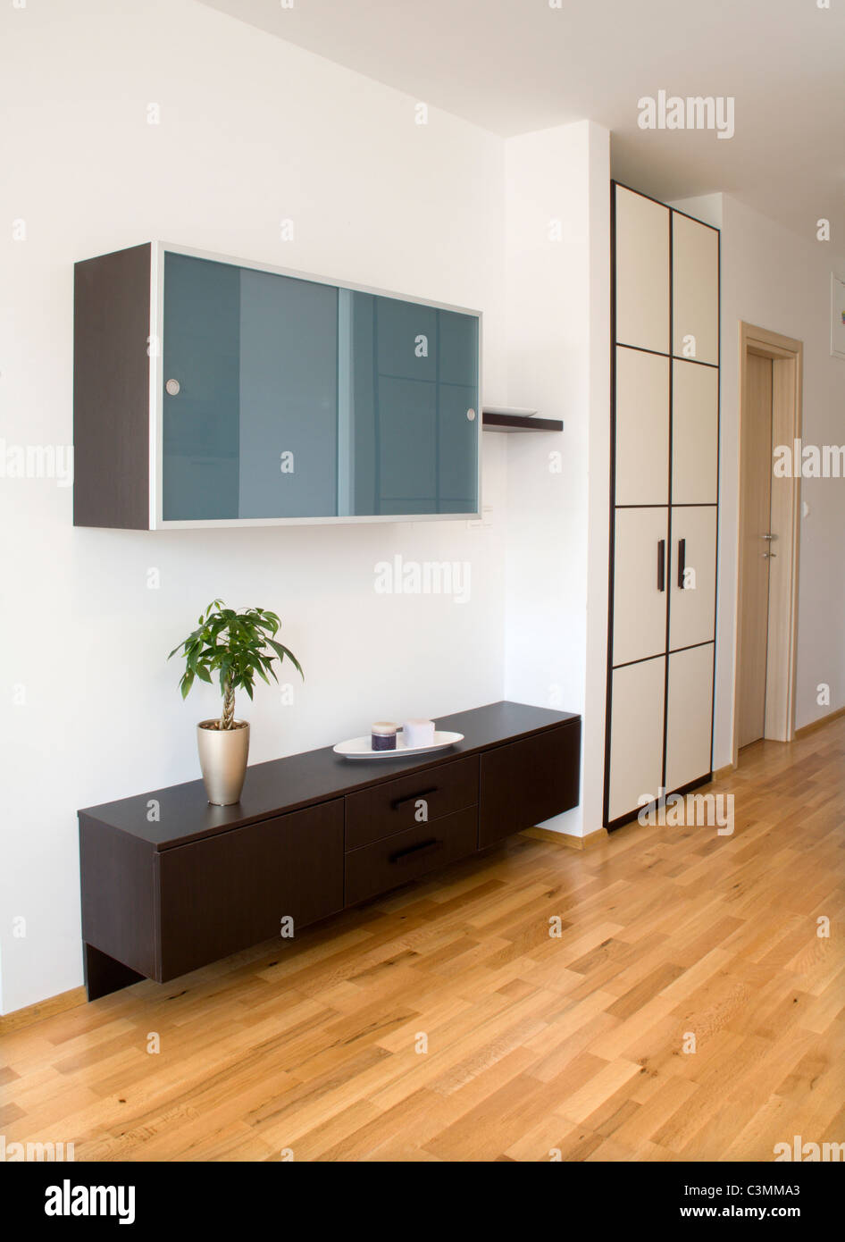 Moderno appartamento interno Foto Stock