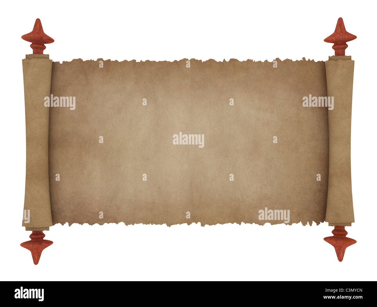 Manoscritto cartaceo, scorrere Foto Stock