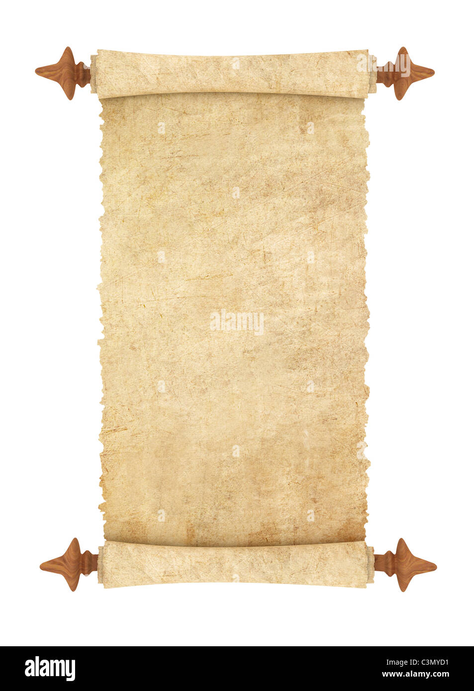 Manoscritto cartaceo, scorrere Foto Stock